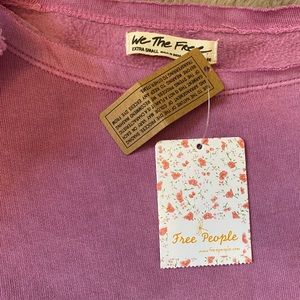 Free People Purplish Pink Sweatshirt. Size XS